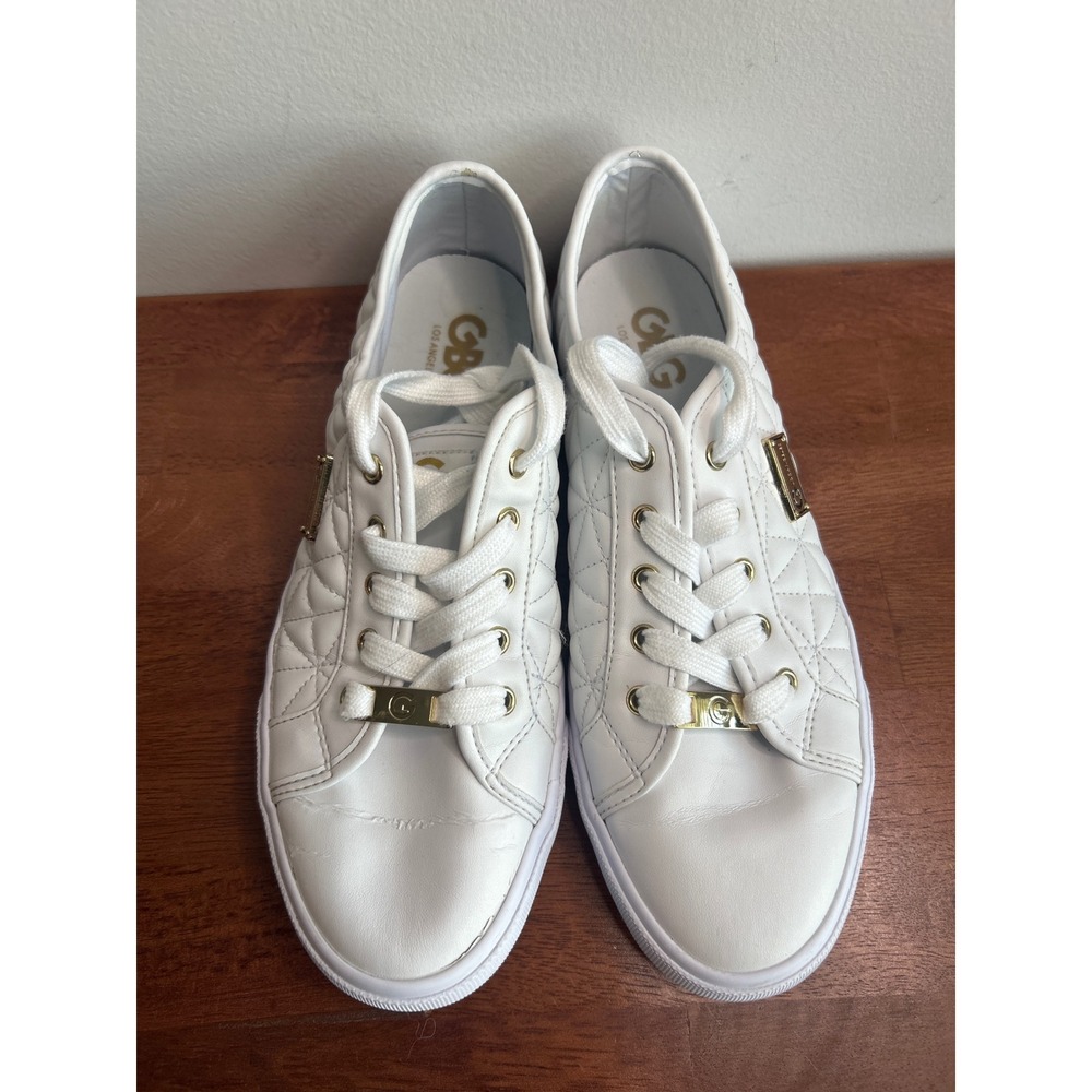 GBG Los Angeles White Sneakers Womens 8.5M